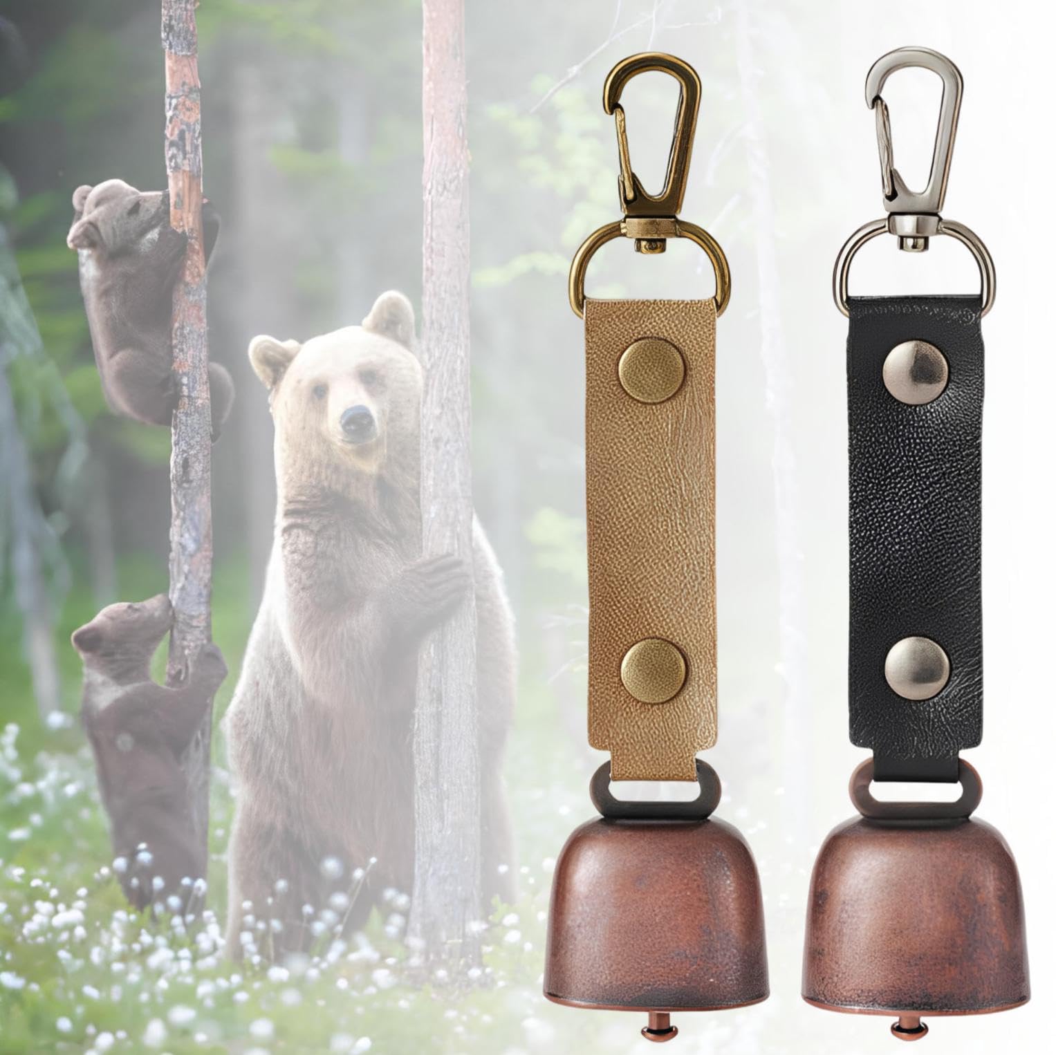 

Fogman Bear Bear Picking Wild Avoiding Wild Encounter Set of 2 Bell, Bell, Vegetables, Self Defense, Beasts, Safety, Prevention,