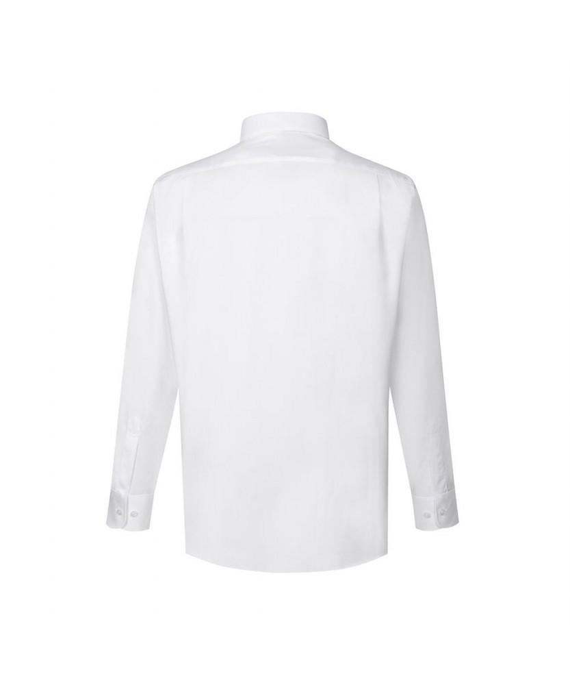 Dagseusyeocheu Cotton Blend Easy Care Solid Dress Shirt Regular Fit_Dla1Shdl102A1