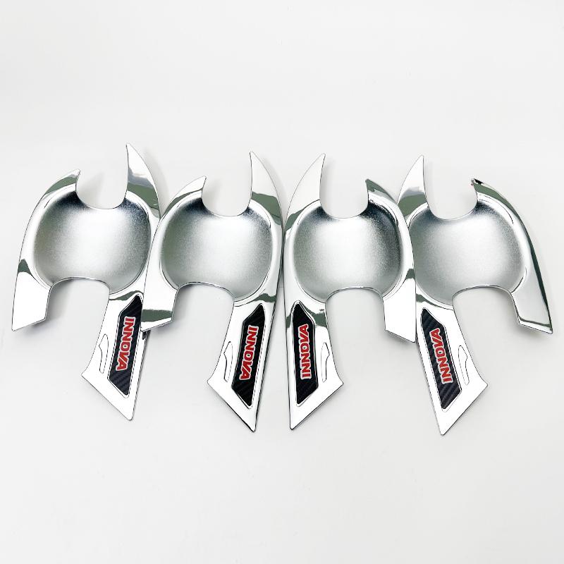 Accessory glossy chrome silver car Side Door Handle bowl cover trim For toyota innova 2005-2015 2012 2010 2008 2009 2014 2013