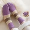 4 Pairs Women Wool Cashmere Lady Thick Winter Socks Warm Soft Solid Casual Socks