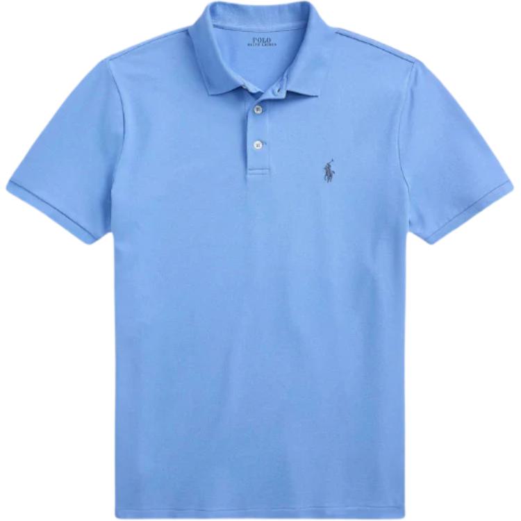

Мужская футболка-поло с коротким рукавом и логотипом на пуговице Polo Ralph Lauren, верх 710941439-025 L