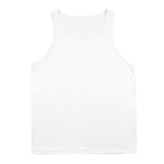 Men Vest Slim Fit Sleeveless Round Neck Summer Camisole Pure Color Racerback Design Summer Sport Vest