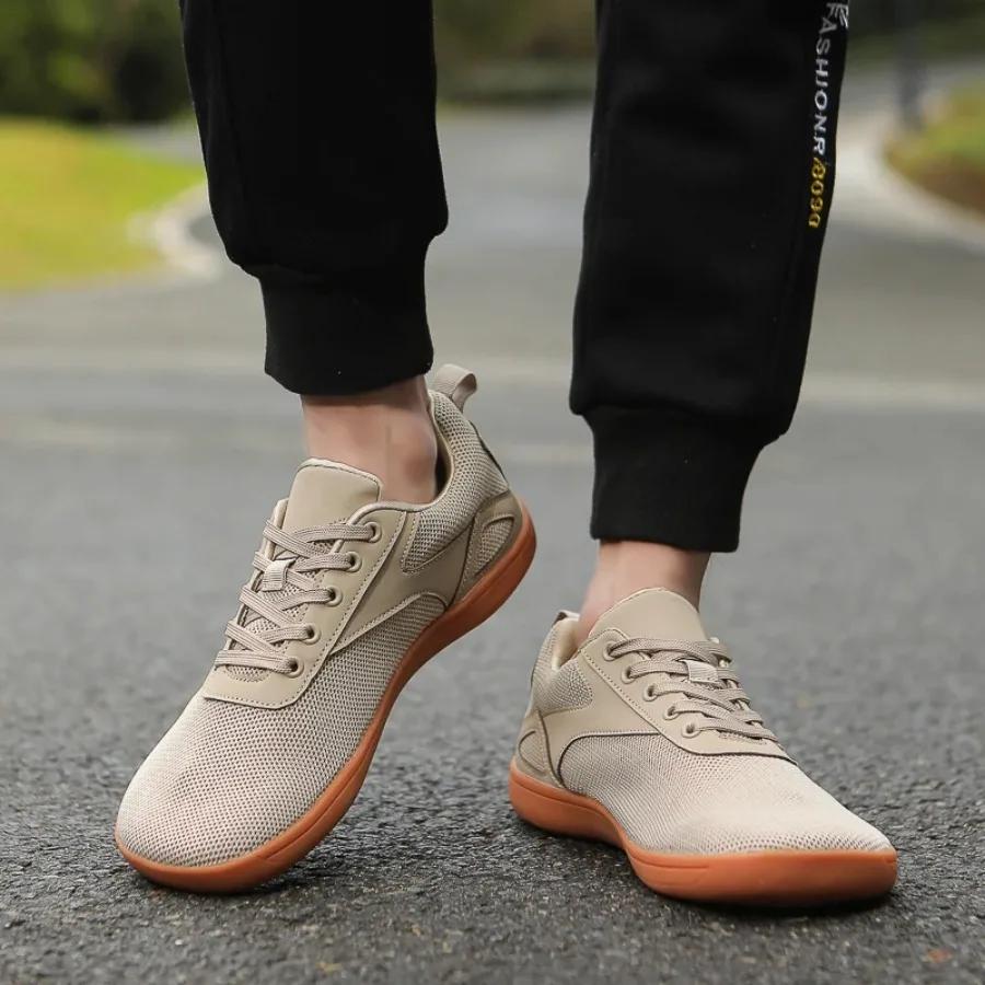 2025new Wide-Toed Shoes Unisex Mesh Breathable Casual Men Shoes Comfortable Outdoor Barefoot Walking SportsShoes Tenis Masculino
