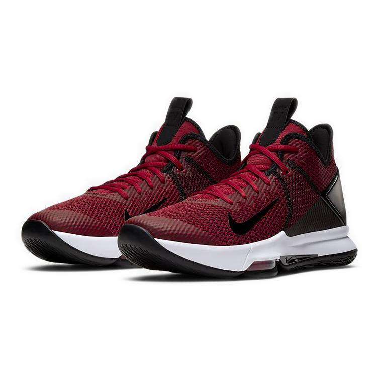 New Nike LeBron Witness 4 Black/University Red BV7427-002
