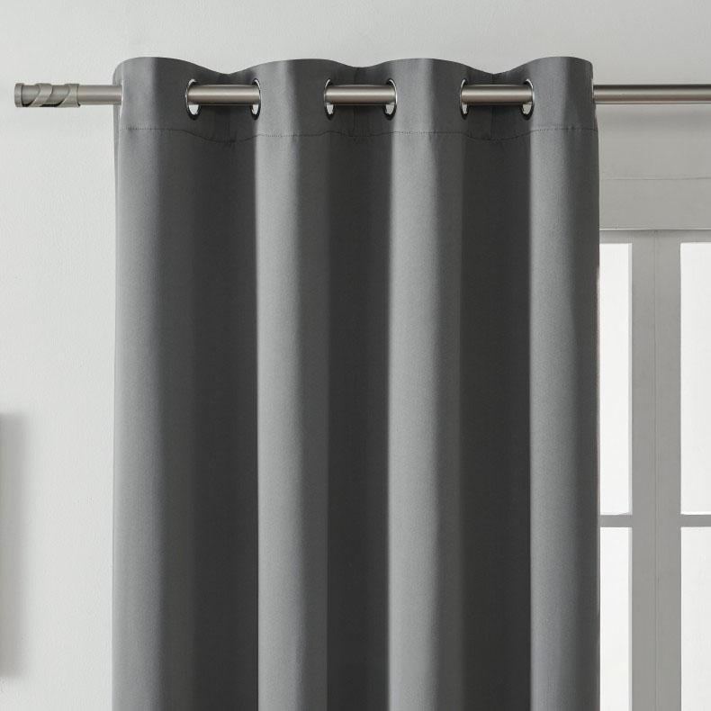 Modern Blackout Curtains 100% Room Darkening, High Density Weave, Solid Color Simple Design for Bedroom Living Room