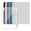 Suitable for Ipad 5th 6th 7th 8th 9th 10th 11th Gen Air 4/5/6/7/13 Mini 7, Crystal Clear Case with Pencil Slot, Auto Sleep Wake