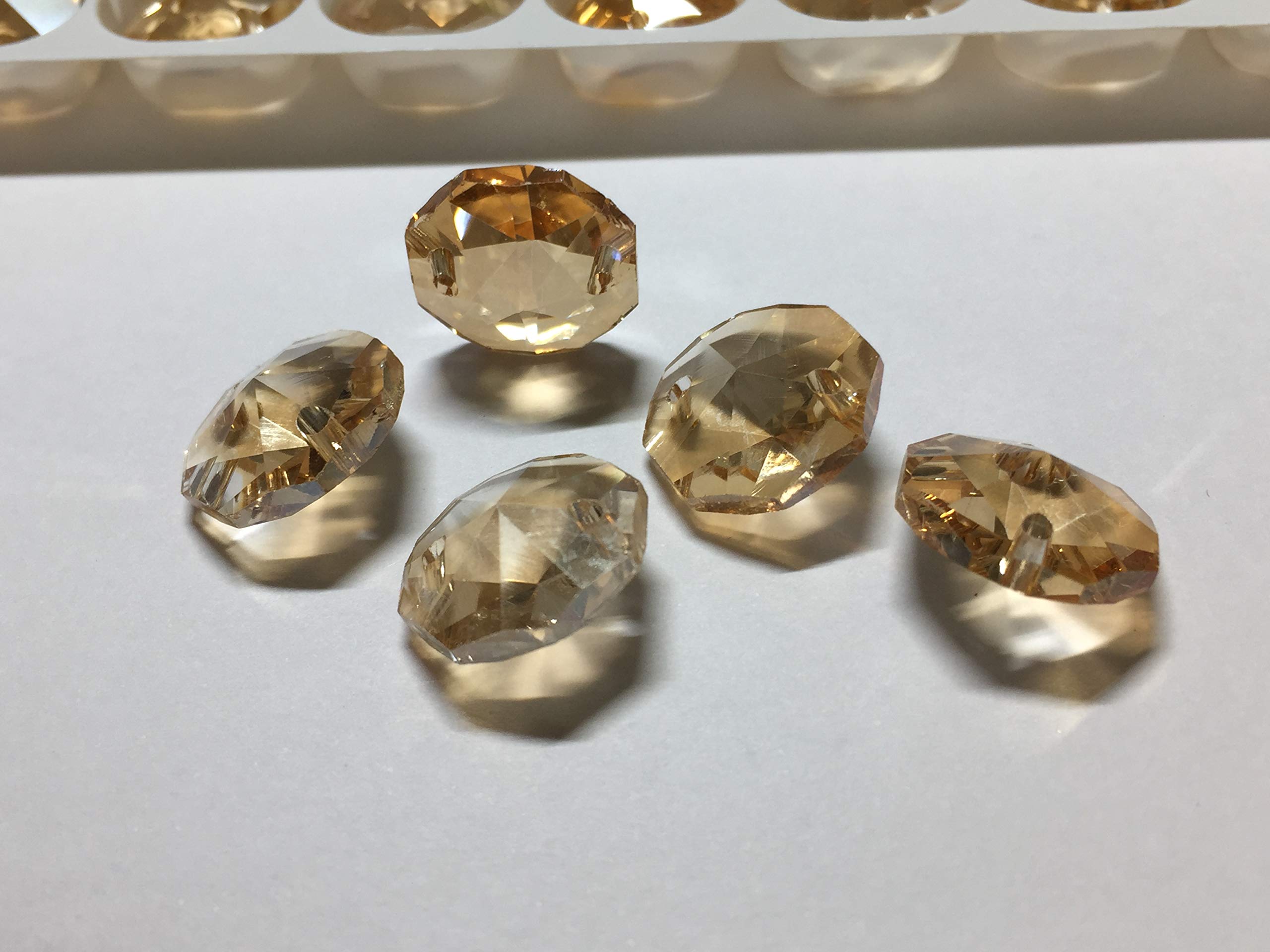 

Аутлет Ловец солнца AAA Восьмигранное стекло 14 мм Спейсер для DIY 100 бусин, Восьмигранный, Люстры, Шторы, (Шампанское золото)