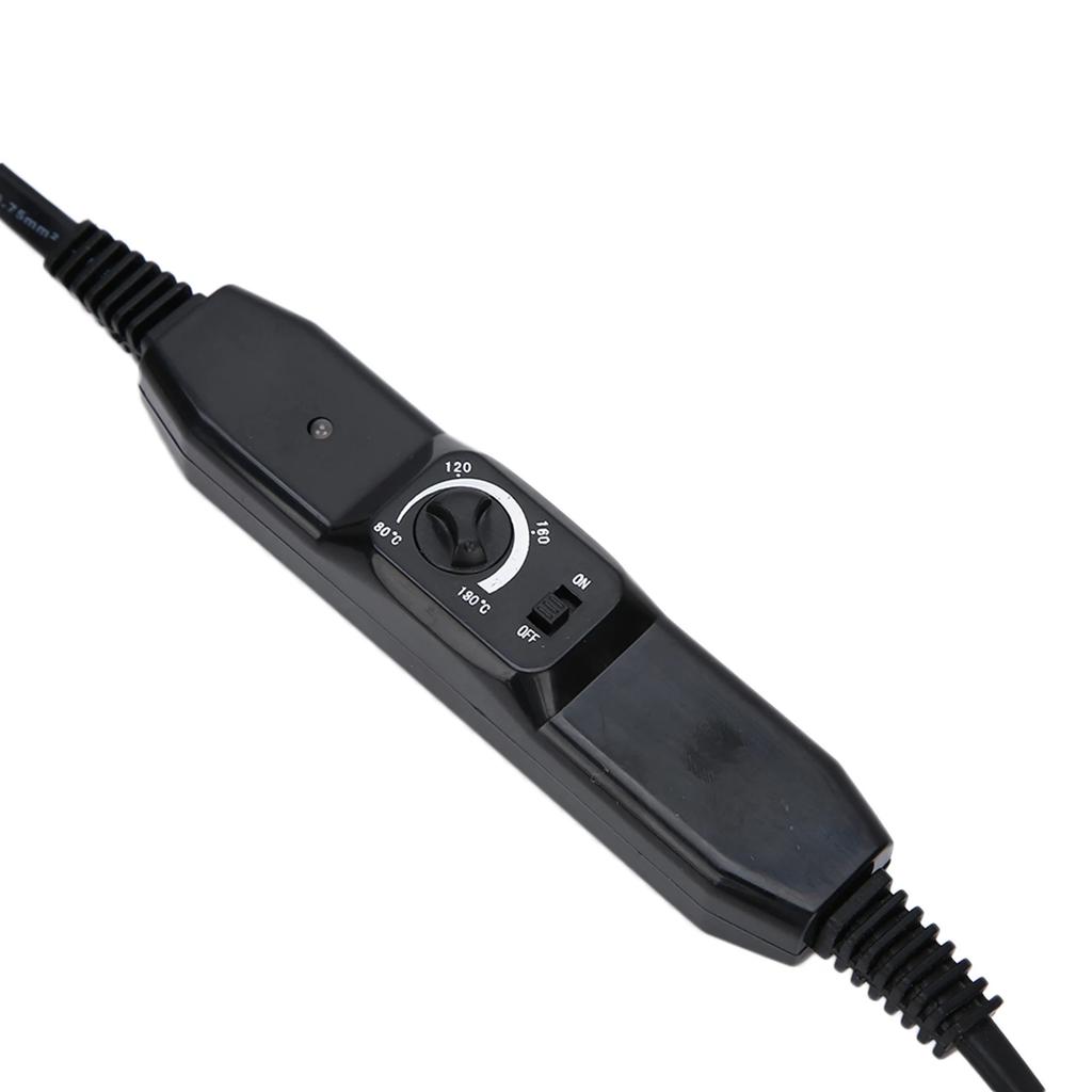 Black Hair Extension Iron Hair Connector Hair Extension Connector Iron Adjustable Temperature Hair Connector