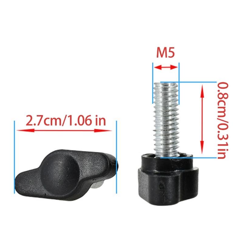 High Torques T Handle Machine Screw Sturdy Metal Bakelite Construction for Craft Projects Supplies and Repairs