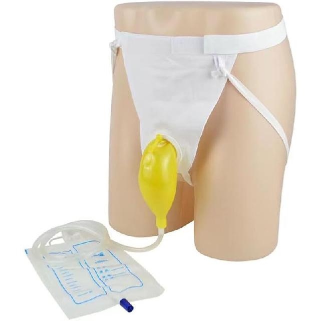 Мешок для сбора мочи Кондом-катетеры для мужчин Система мешка для дренажа мочи (1000 мл Мужчины пожилого возраста) Men White-1000ml