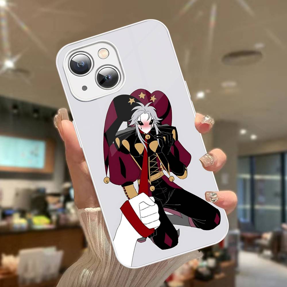 The Freak Circus Pierrot For IPhone 14 13 12 Mini 11 Pro XS Max X XR 14 Plus Tempered Glass Cover