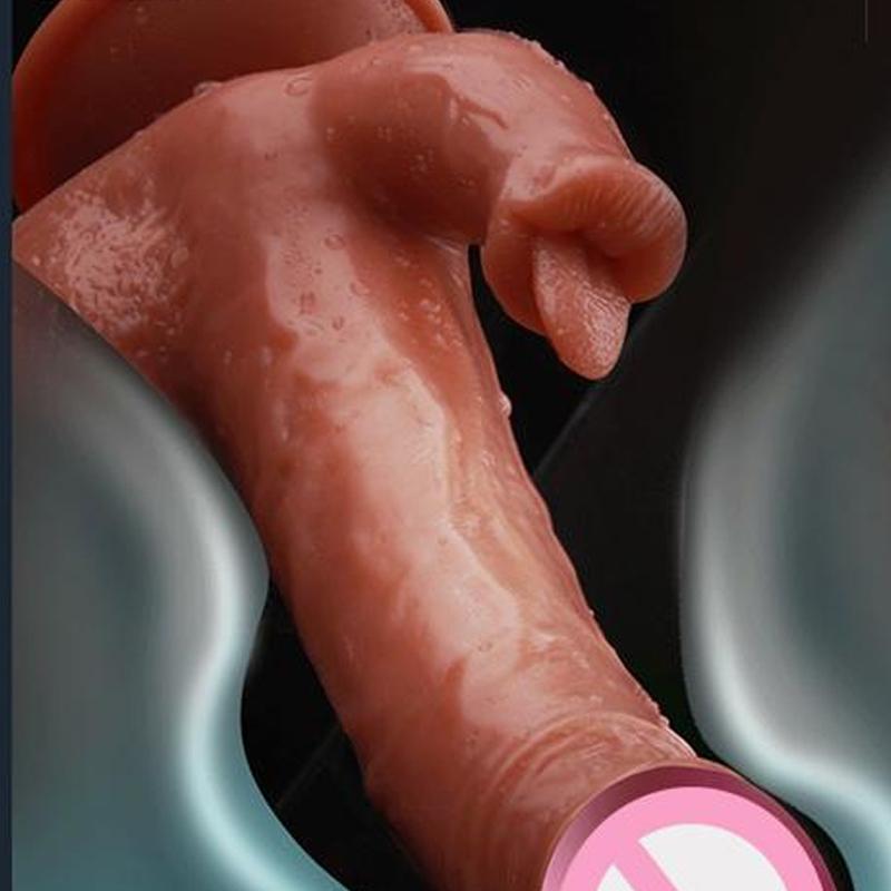 Dildo Sex Toy Vibrátor pro ženy Stimulátor klitorisu Obrovský velký elektrický teleskopický penis Měkký vibrátor Dildo Ženské masturbátory