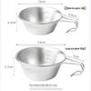 Ruhan Outdoor 304 SS Sierra Bowl & Camping Tableware Set