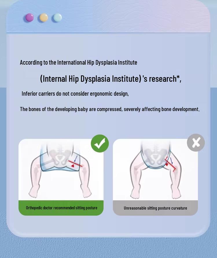 Hands-Free Baby Carrier with Waist Stool - Breathable Front Sling for Newborns