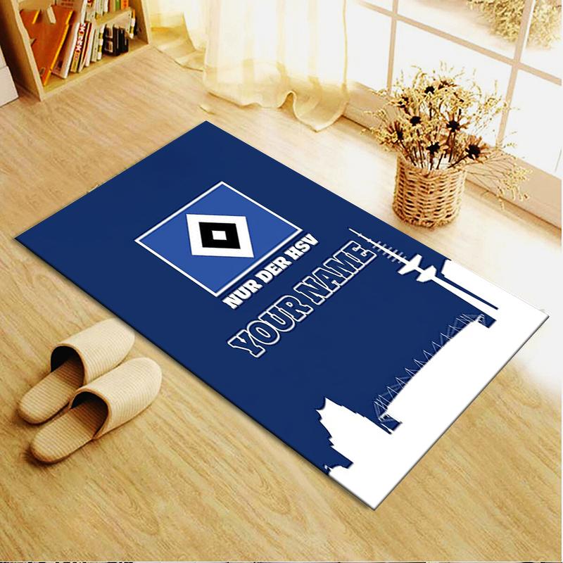 Custom Name Hamburger SV Carpet Rug for Living Room Bedroom Home Sofa Decoration,Kids play Non-slip Floor Mat
