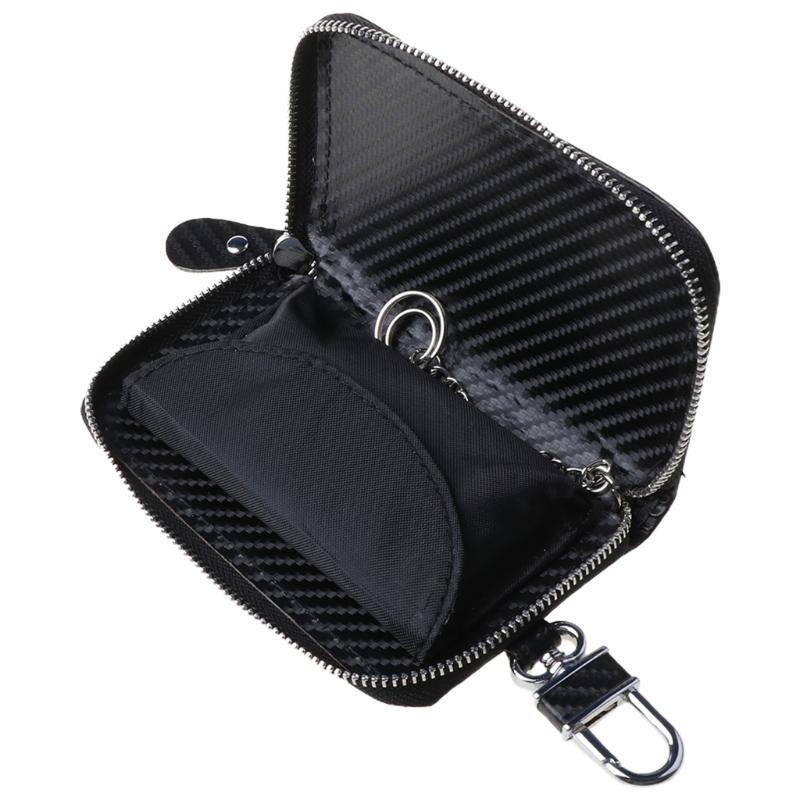 RFID Shielded Signal Zipper Bag Faraday Car Key Signal Shielding Box Key Fob Bag