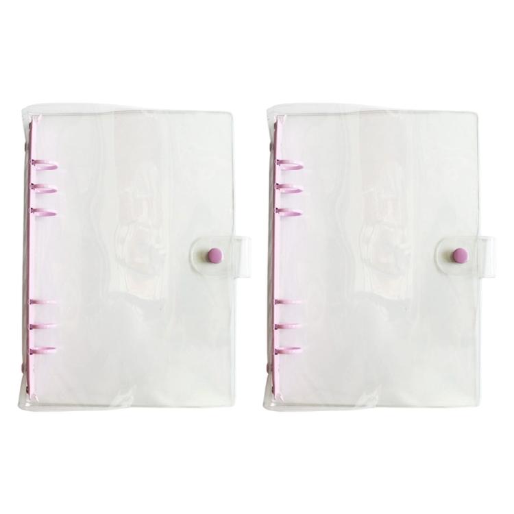 Friendly PVC Rings Binder Cover Clear Design for Custom Notebooks Features Easy Operation Water Resistant and Compacts