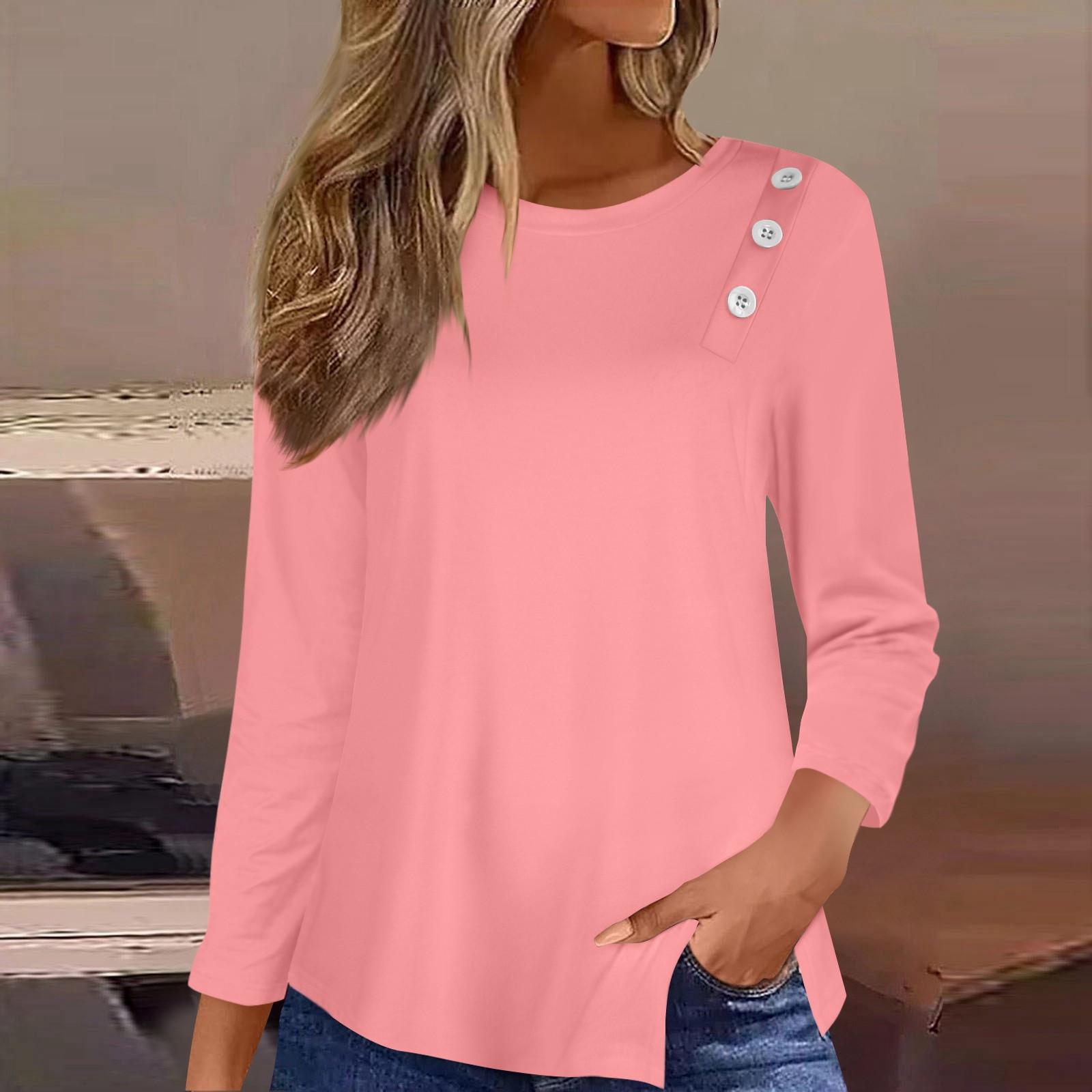 Футболка с пышным подолом на пуговицах — фото 6