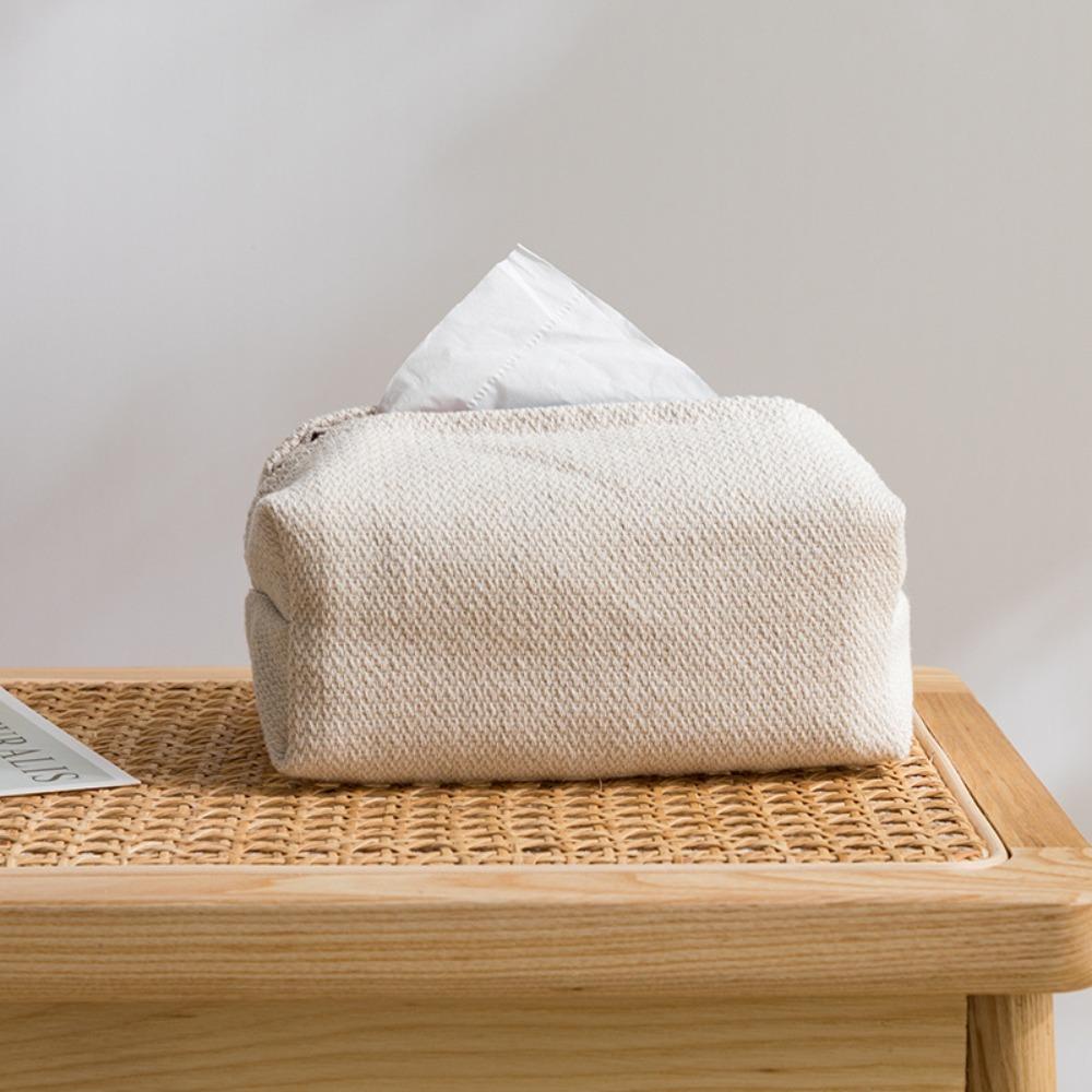 Japanese-Style Napkin Holder Rectangular Tissue Boxes Simple Napkin Storage Box  Room