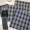 Spring/Summer Lolita Plaid TR Stretch Jacquard Fashion Fabric