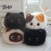 Holiday Decoration Cat Doll Cute Stuffed Animal Toy, 7.8" Realistic Kitten Plushies, Soft Toy for Kids Companion Plush Doll, Birthday Gifts Boys Girls