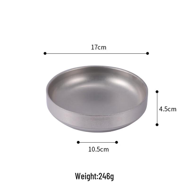 

ZISIZ Vintage Korean Stainless Steel Dipping Dishes
