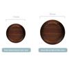 Premium Black Walnut Wooden Plate Tableware Dishes Round Cake Tray Dessert Serving Plate Kitchen Utensils