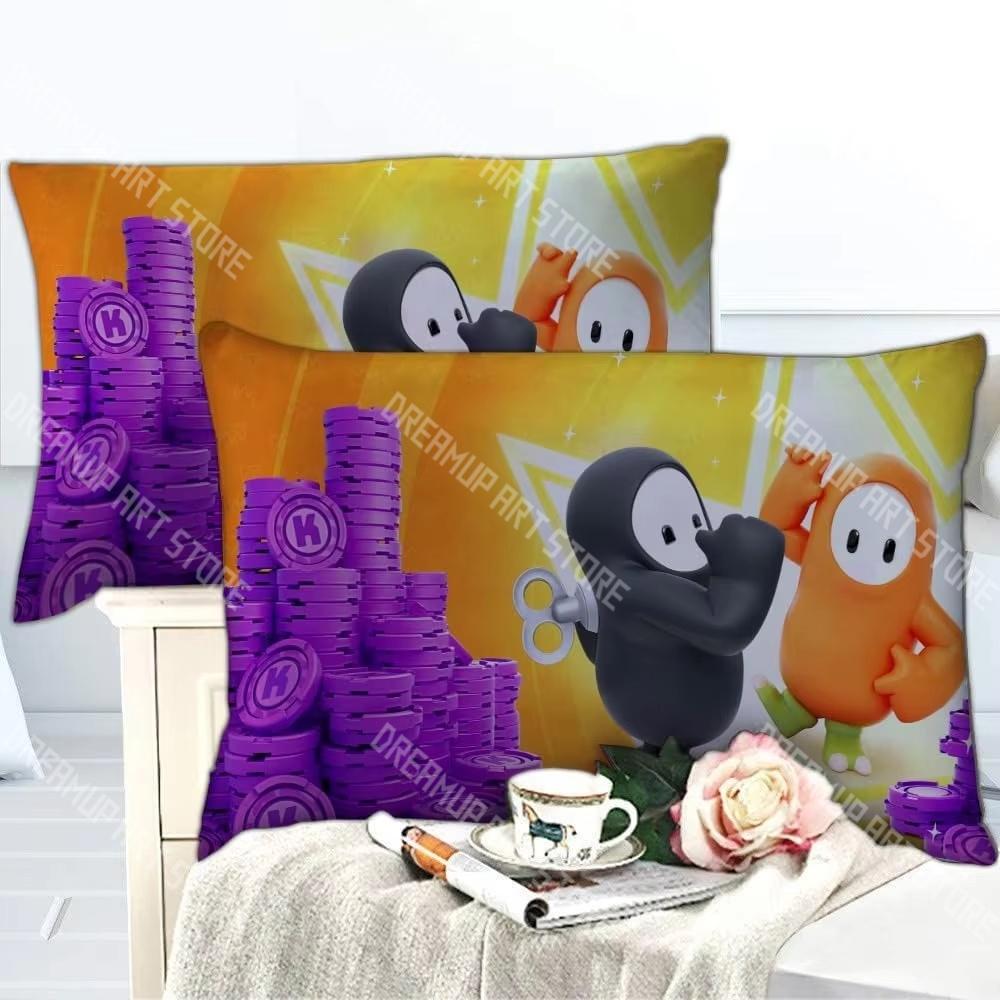 Fashion Fall Guys Game Bedding Set Single Twin Full Queen King Size Bed Set Kids Bedroom Duvetcover Sets Bed Sheet Set