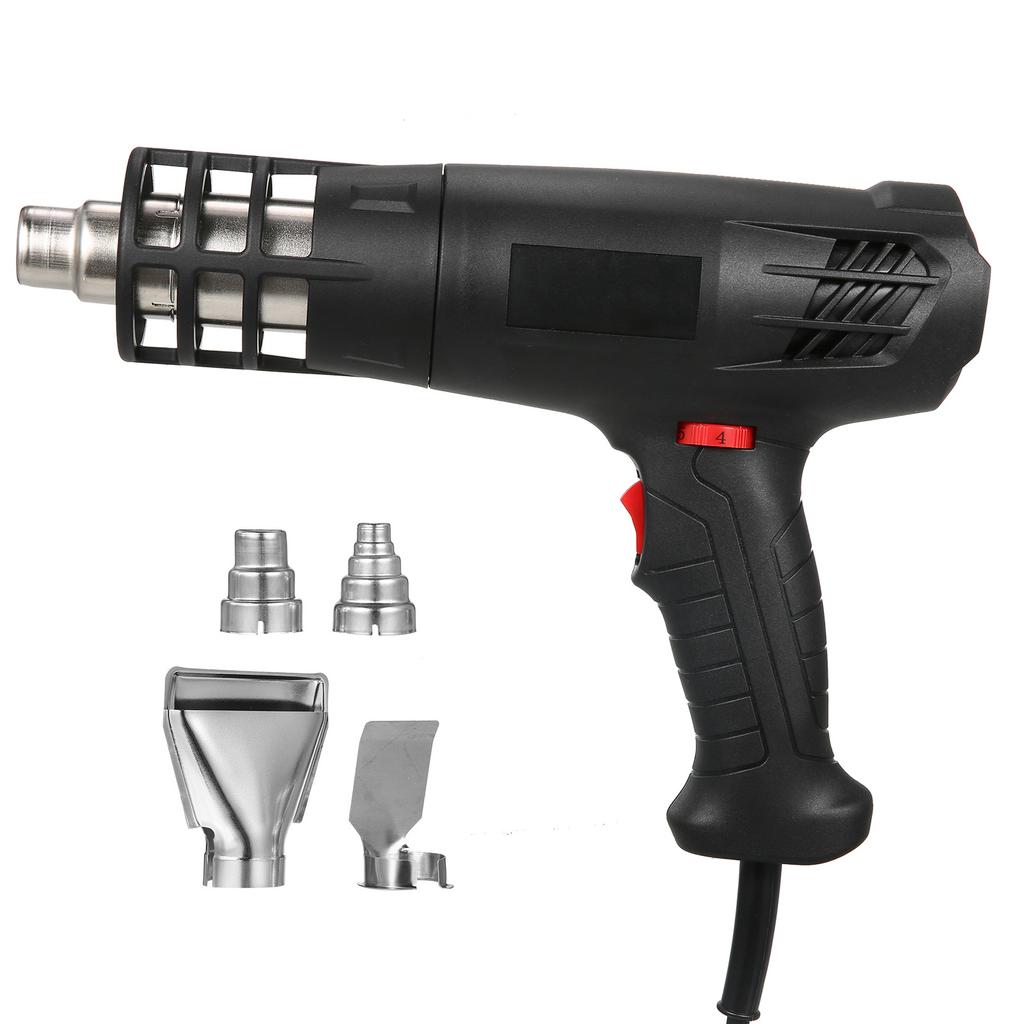 Hot Air Heating Machine Temperatures Adjustable Handheld Heating Device Portable Hot Air Heating Machine 1600-2000W 60~600℃