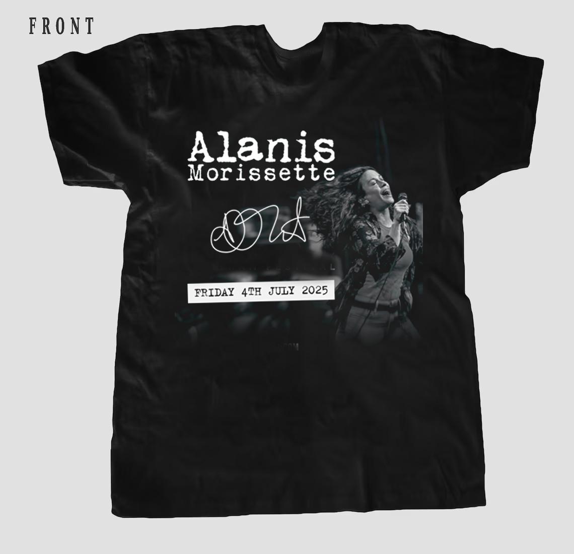 Morissette World Tour 2025 Gift Unisex T-Shirt XXL