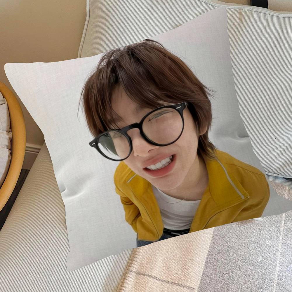 Singer JUHOON Idol  Pillow Cover Sofa Cushion Cover Home Room Decoration Children Gift