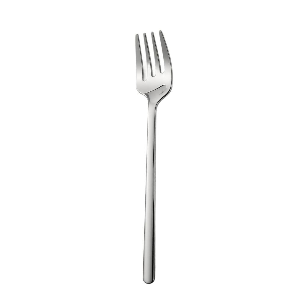304 Stainless Steel Fork with Modern Minimalist Design Long Handle Durable Construction Suitable for Everyday Use and Dining Table Settings