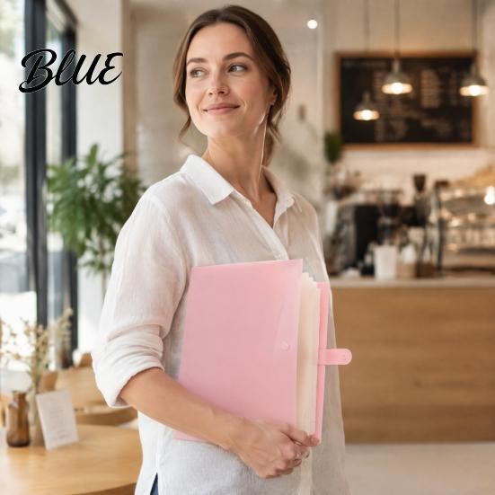 Study Supplies for School Expanding File Folder Waterproof PP A4 Letter Size Document Paper Storage Organizer Portable Receipt Organizer And Office