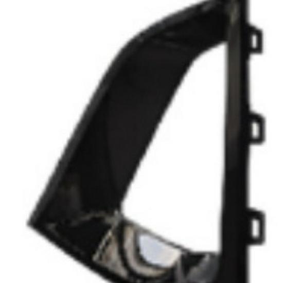 Chrome and Bright Black Fog Light Frame Trim for BMW 5 Series G30 (51119463481, 51119463482)