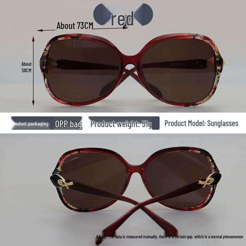 Women's Trendy Oversized Sunglasses with Crystal Stone Lenses
