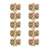 10pcs Christmas Tree Bows Variety of Styles for Festive Decor