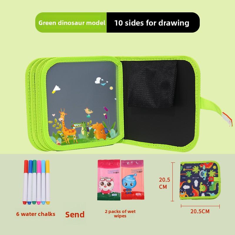 Children's Drawing Board Erasable Painting Book Coloring Water Chalk Cartoon Household Multi-functional Graffiti Drawing Board