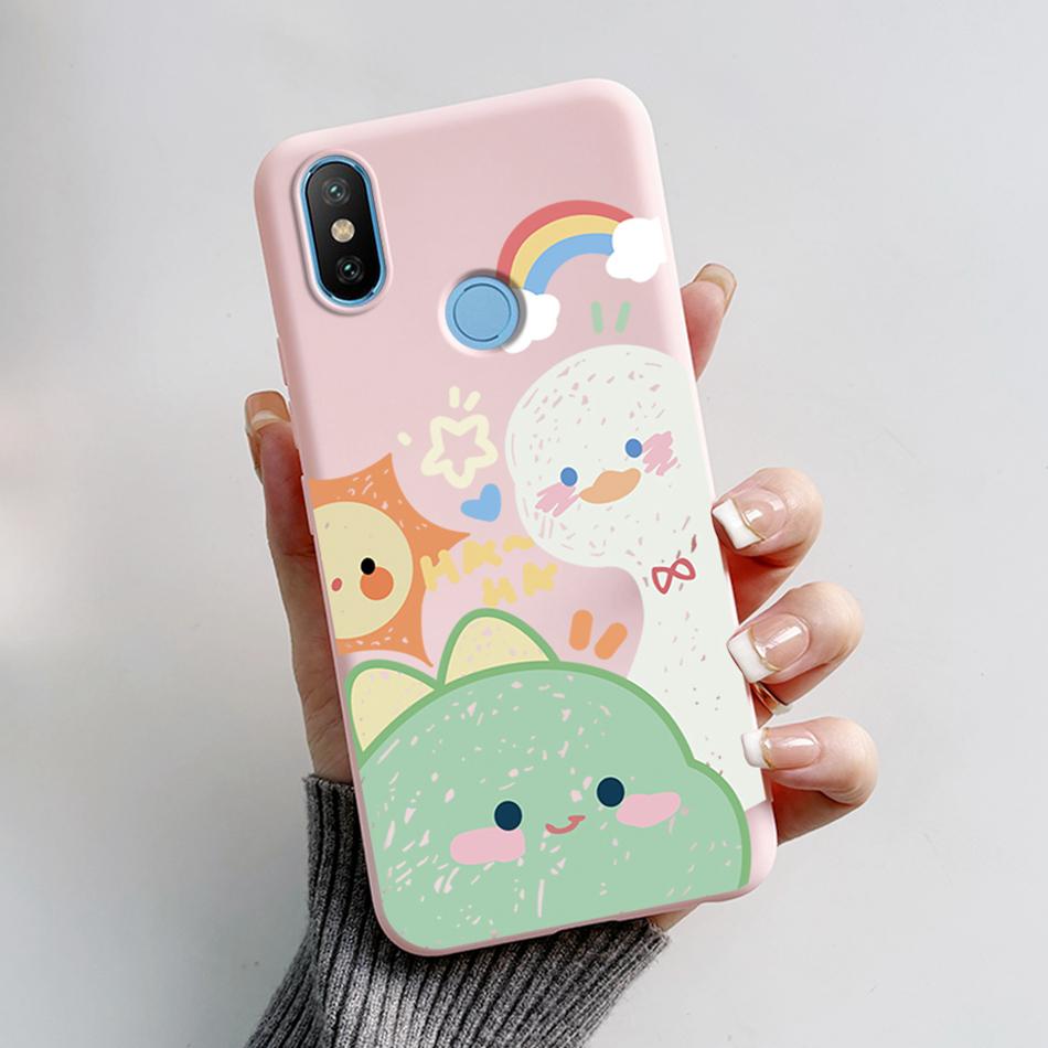 Case For Xiaomi Mi A2 Lite MiA2 Cute Bear Cartoon Frog Soft Silicone Phone Case Bumper For Xiaomi Mi A2 Lite A2lite Back Cover