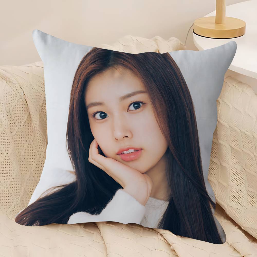 

Singer C-Cho-Hyewon Pillowcase Toon Gift Cushion Cover Bedroom Home Sofa Chair Seat Decor Pillow Case 12x12Inch