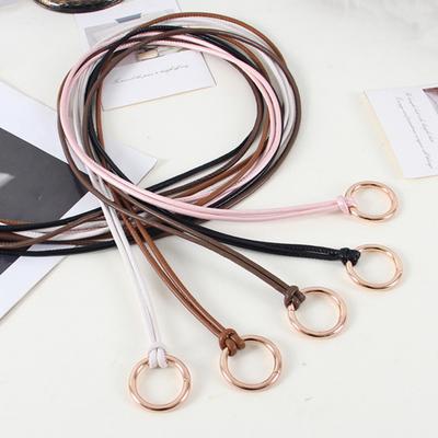 Imitation Leather Belt Lace-up Decorative Waistband Dress Shirt Tops Belt Versatile Fashion Accessory
