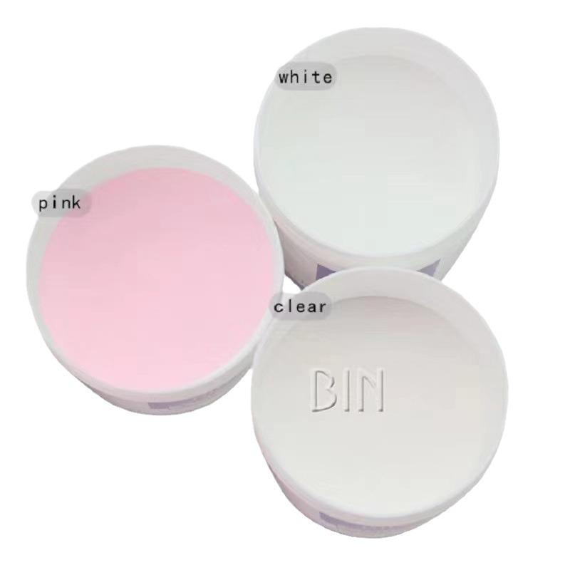 Nail Crystal Powder: Multi-color French Pure Color & Carving Extension 4-in-1 DIY Powder