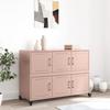 VidaXL Buffet, Armoire avec Porte, Placard avec Rangement, Organisateur de Salle de Séjour Salon Maison Intérieur, Rose 846741