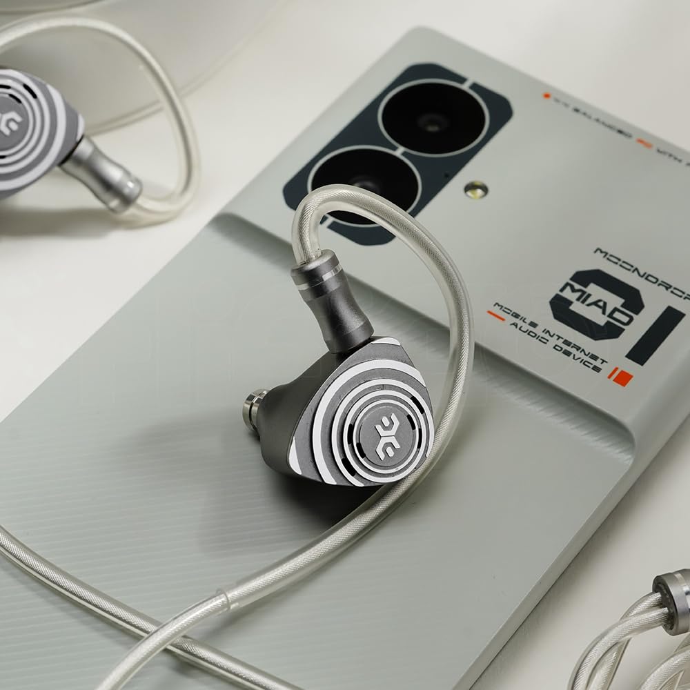 HiFiGo Elysian Acoustic Labs PILGRIM 1 LSR DD+3 Sonion BA In-Ear Earphones, 1 Dynamic Driver, 3 Balanced Armature Hybrid In-Ear Monitor IEMs (3.5mm)