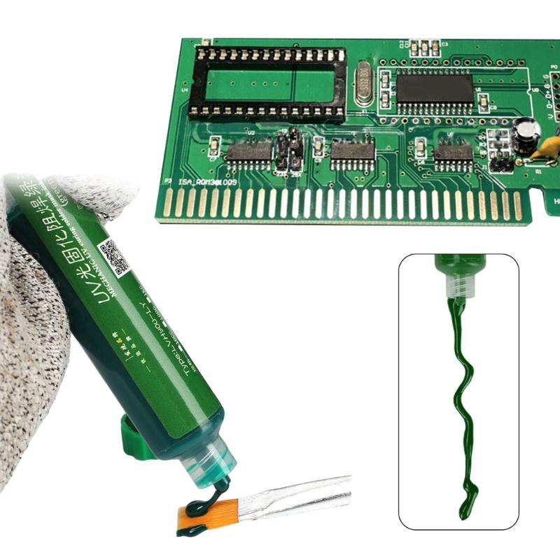High Efficiency Light Activated Solder Pastes Reactive Solder Mask 100g/100cc for Electronic Board Maintenance