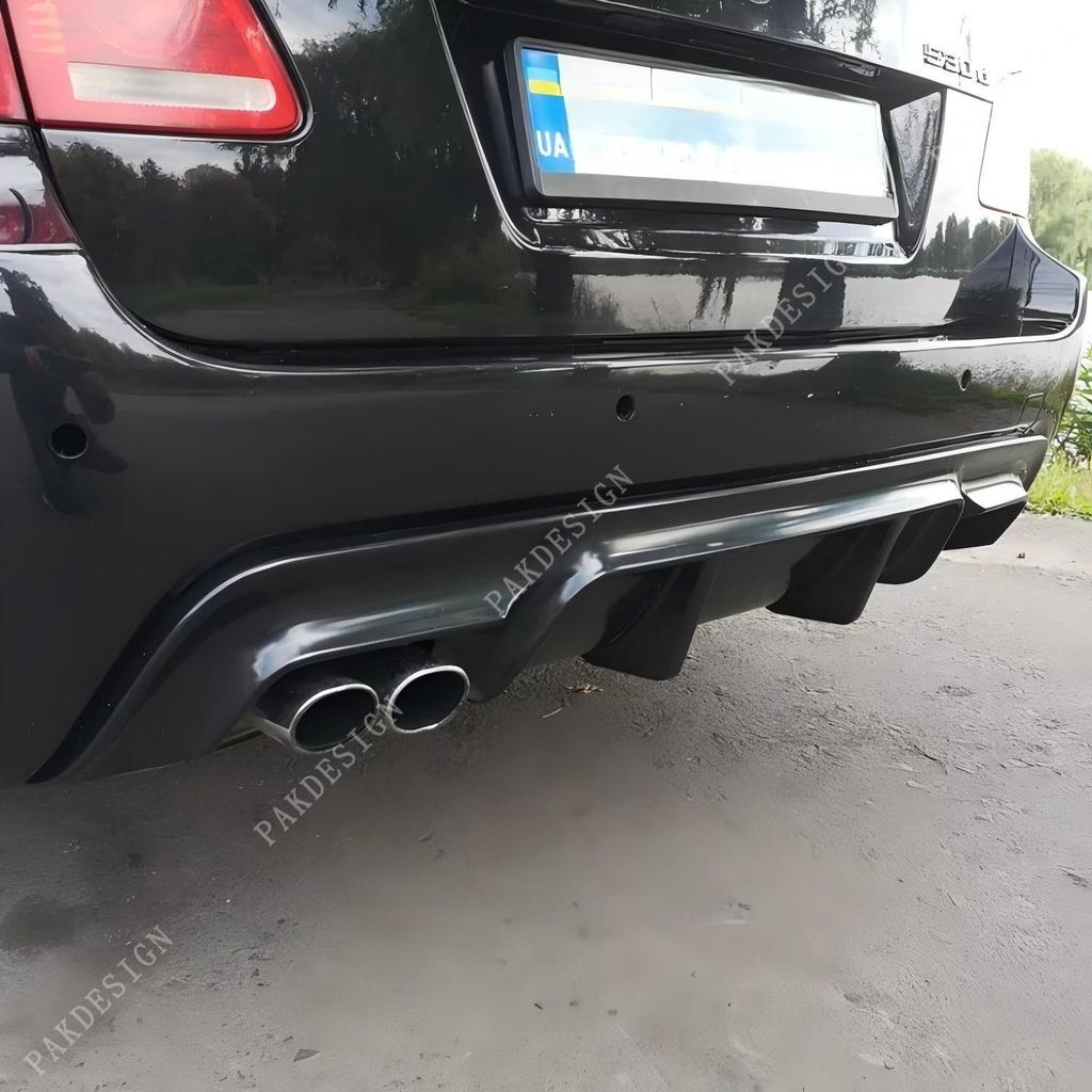 BMW 5 Serisi E60 E61 M Paketi 2004 2005 2006 2007 2008 2009 2010 için MP Tarzı Arka Tampon Ayırıcı Difüzör Plastik Bodykit Tuning