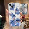 Cute Stitch is suitable for Apple 16promax mobile phone case iphone15 new 14plus couple 13 cartoon