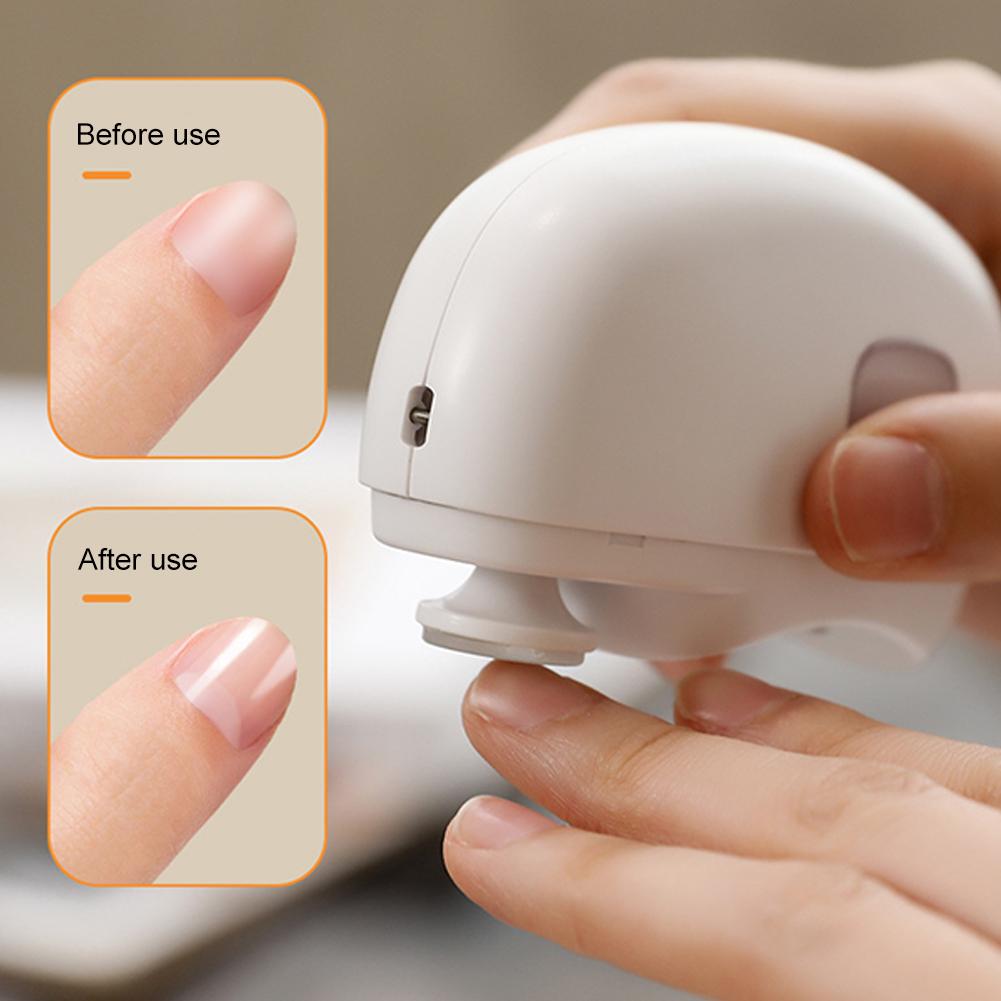 Electric Automatic Nail Clipper Manicure Nail Trimmer Rechargeable Electric Nail Clipper Grinding & Polishing Manicure For Adult