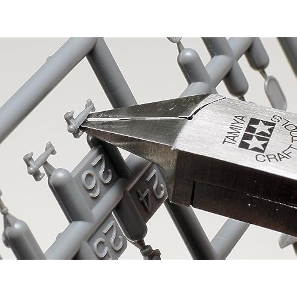 Tamiya Craft Tool Series No. 123 Tapered Thin Blade Nipper (for Gate Cutting) Plastic Model Tool ...