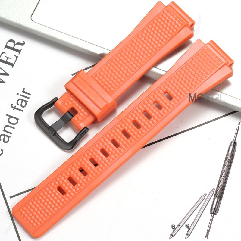 Resin Watchband Suitable for Casio GST-B200-1A Replacement Band GST-B200 Men's Sports Waterproof Rubber Strap Watch Accessories