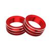 Car AC Air Conditioner Knob Cover Ring Adjust Trim Sticker Fit For Mazda 3 Axela CX-30 Artez 2020-2024 Accessories